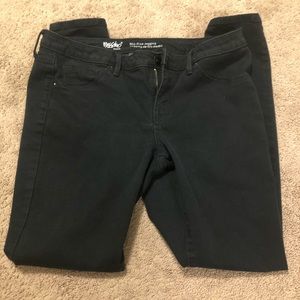 Mossimo mid rise black jeggings